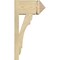 Ekena Millwork Olympic Arts & Crafts Rough Sawn Outlooker, Douglas Fir, 8"W x 14"D x 26"H OUT08X14X26OLY03RDF - alternate 2